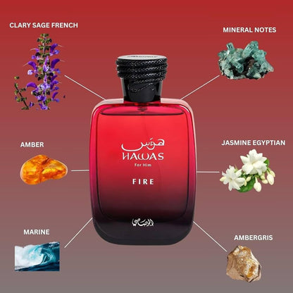 RASASI HAWAS FIRE 100ml